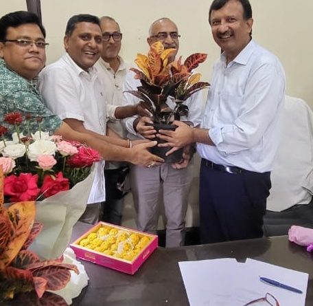 गुरुग्राम केमिस्ट्स एंड ड्रगिस्ट एसोसिएशन के प्रतिनिधिमंडल ने स्टेट ड्रग कंट्रोलर ललित गोयल को दी बधाई