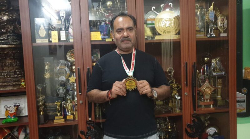 अमित स्वामी भारतीय बाॅडी बिल्डर्स संघ के गोल्ड मैडल अवार्ड से सम्मानित !