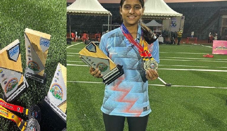 गुरुग्राम पुलिस कार्यालय में तैनात उप-अधीक्षक (कार्यालय) की बेटी ने राष्ट्रीय तीरंदाजी प्रतियोगिता में जीते 3 मेडल गुरुग्राम पुलिस कार्यालय में तैनात उप-अधीक्षक (कार्यालय) की बेटी ने राष्ट्रीय तीरंदाजी प्रतियोगिता में जीते 3 मेडल