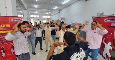 भारतीय डाक विभाग में स्वास्थ्य जांच शिविर एवं ज़ुम्बा कार्यक्रम का आयोजन