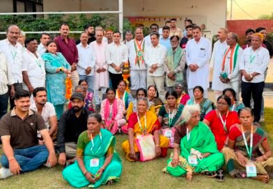 गुरुग्राम पहुंची राजीव गांधी ज्योति सद्भावना यात्रा का गर्मजोशी से किया कांग्रेस ग्रामीण कार्यालय पर जोरदार स्वागत