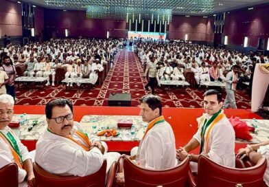 बादशाहपुर में कांग्रेस का शक्ति प्रदर्शन, विशाल सम्मेलन में भाजपा सरकार पर गरजे दिग्गज नेता